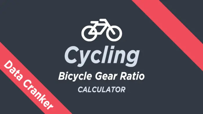 cycling bicycle gear ratio calculator chart